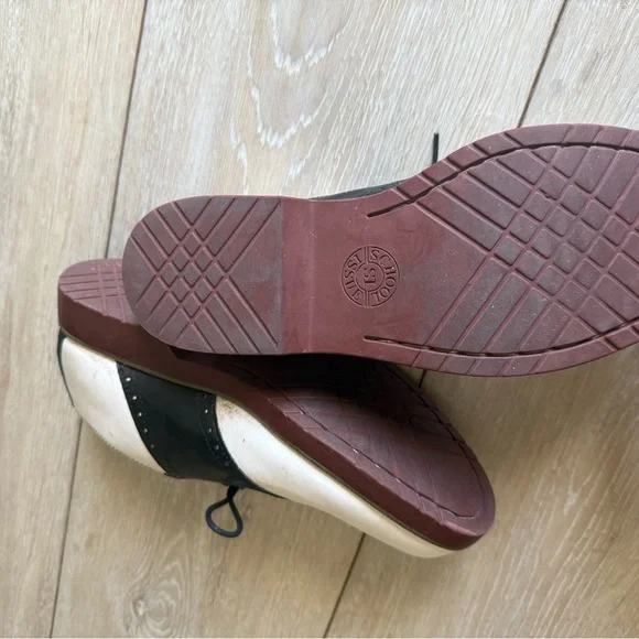 Leather School Issue saddle shoes. 1950s costume. Grease musical. Like new - Picture 7 of 9